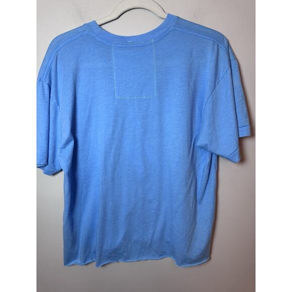 Aviator Nation Bolt Graphic Boyfriend Tee In Sky Blue Sz L NEW NWT $83 - Picture 9 of 9